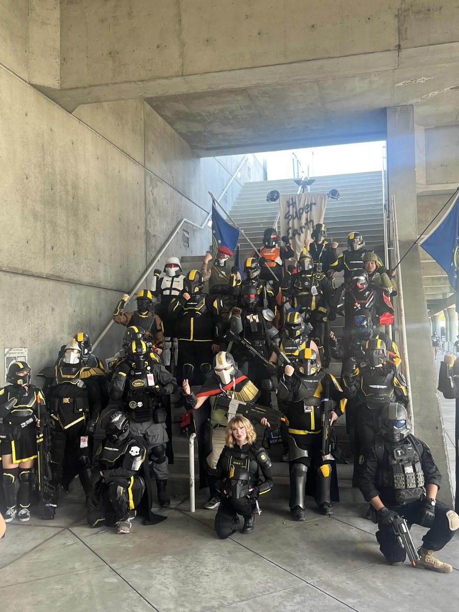 Helldivers 2 meetup at Anime Expo 2024