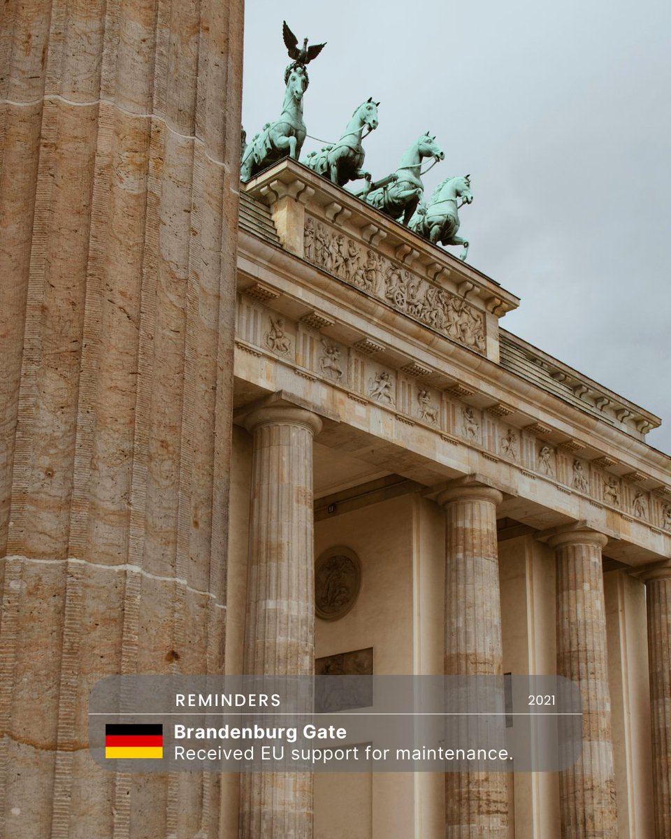 When you explore, you’re not just travelling; you’re time-travelling 🕰️
The EU has created programmes to support, protect and promote our shared cultural heritage.

If you’re interested in exploring the programs activated in your region🗺️ go to: …europe-does-for-me.europarl.europa.eu
