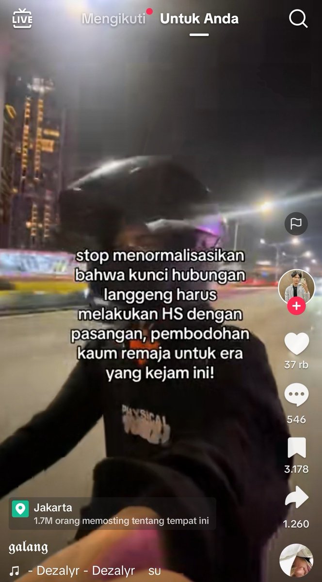 Inget ya! Mau seribu kali hs pun gak jamin dia tetep setia. Pacaran sewajarnya aja gausah nganu-nganu.