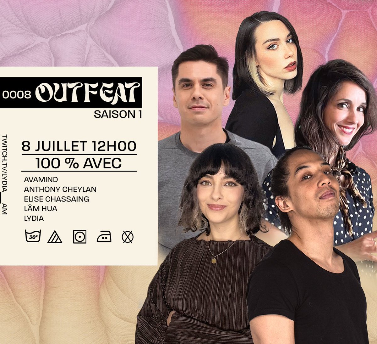 LamHua's tweet photo. On se retrouve à 12h00 chez @lydia__am pour le dernier @outfeatshow de la saison ! https://t.co/dpxOGisv6D