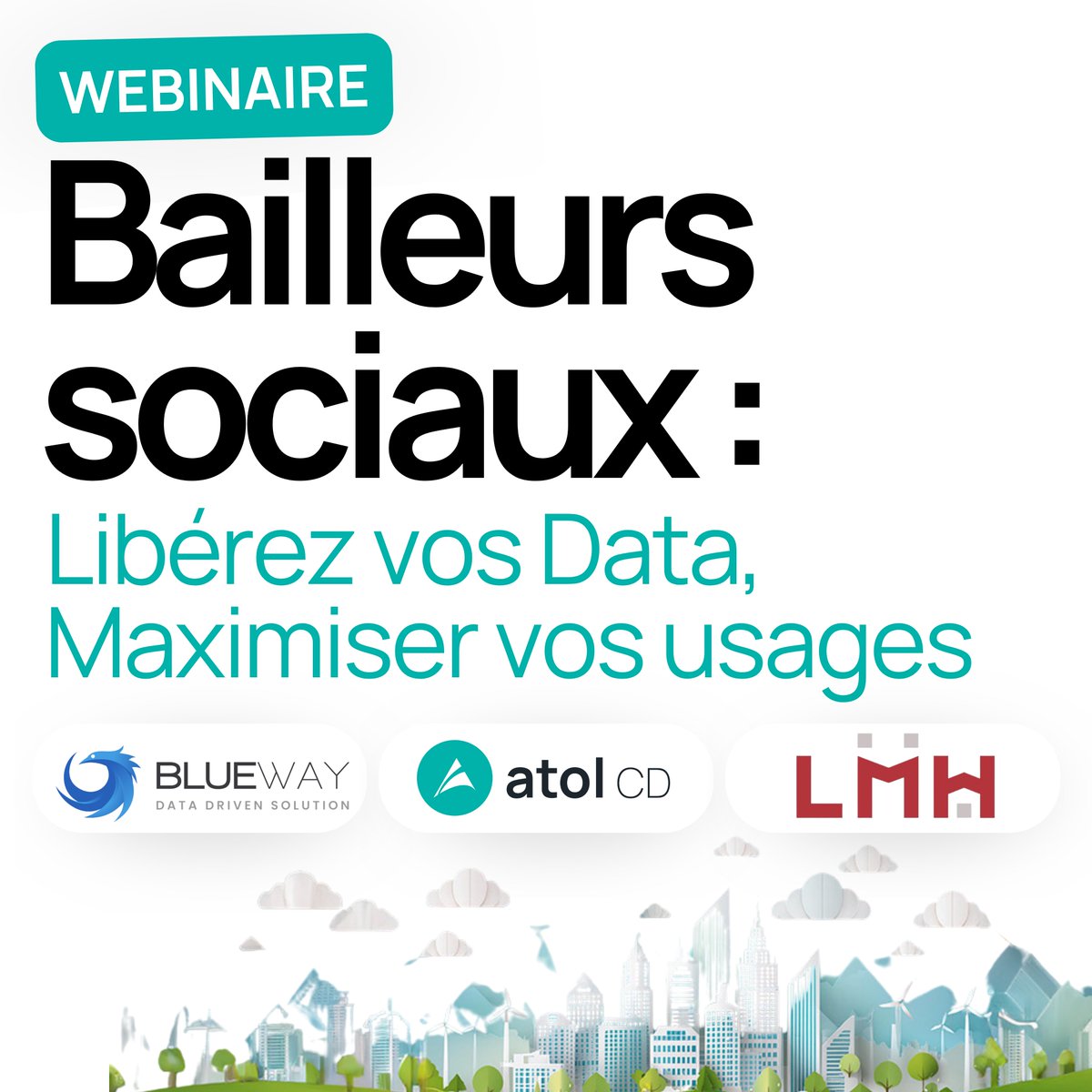 atolcd's tweet photo. Libérez vos Data, maximisez vos usages 🚀
Découvrez comment @LMH_officiel a adopté une architecture Data-centrée pour relever les défis de la gestion des données métiers !
Inscription 👉 https://t.co/sK3N71aPVU
@BluewayBPM
#Webinar #DataManagement #BailleursSociaux https://t.co/t8lTIB0Ybq