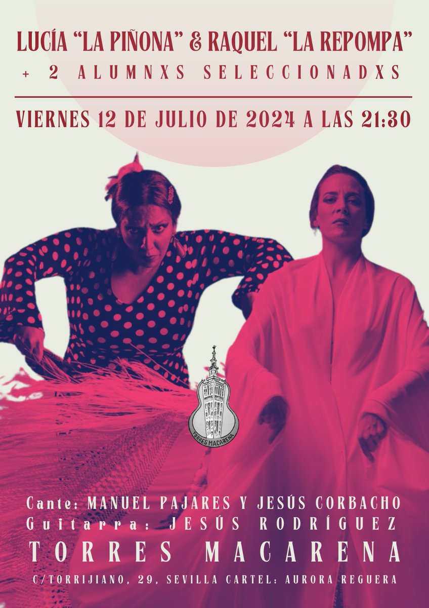 Con esta programación cerramos la temporada de recitales. Os deseamos un feliz verano. ¡Volvemos en septiembre! 💃🏻💃🏻💃🏻