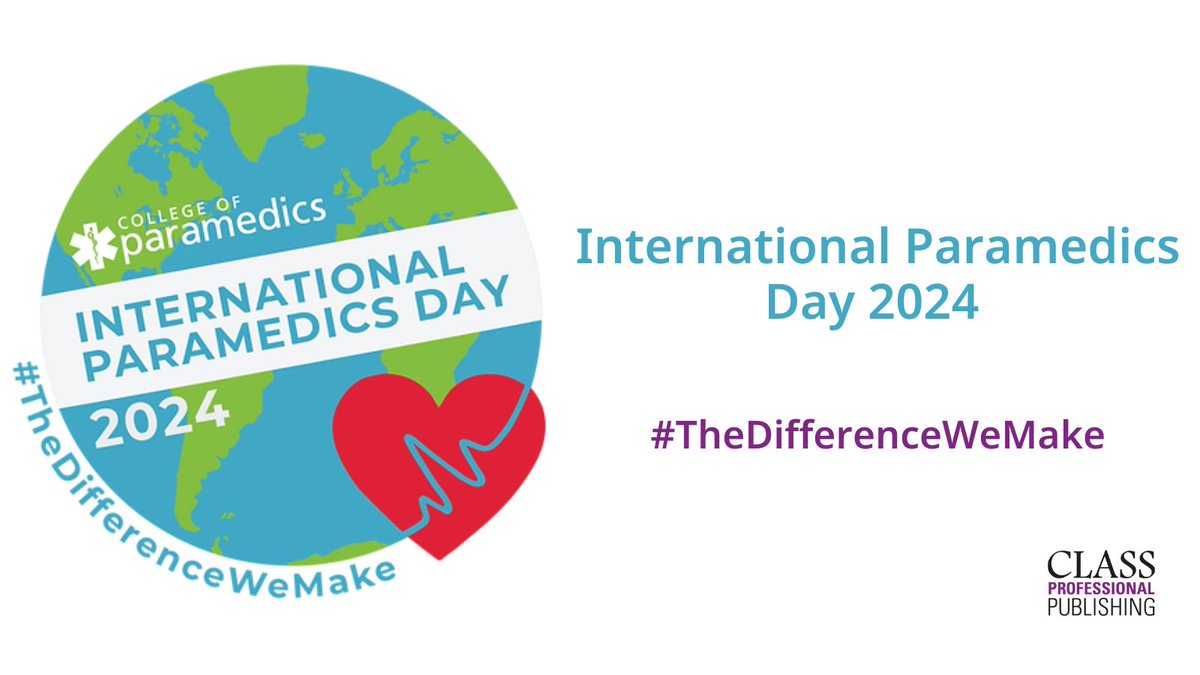 Class Professional (@classprofession) on Twitter photo Happy International Paramedics Day #IPD24🚑. This year's theme is #TheDifferenceWeMake.
Today we celebrate #paramedics around the world. Thank you for everything you do! 😊 <a href="/ParamedicsUK/">College of Paramedics</a> <a href="/ParamedicsDay/">Paramedics Day</a> Happy International Paramedics Day #IPD24🚑. This year's theme is #TheDifferenceWeMake.
Today we celebrate #paramedics around the world. Thank you for everything you do! 😊 <a href="/ParamedicsUK/">College of Paramedics</a> <a href="/ParamedicsDay/">Paramedics Day</a>