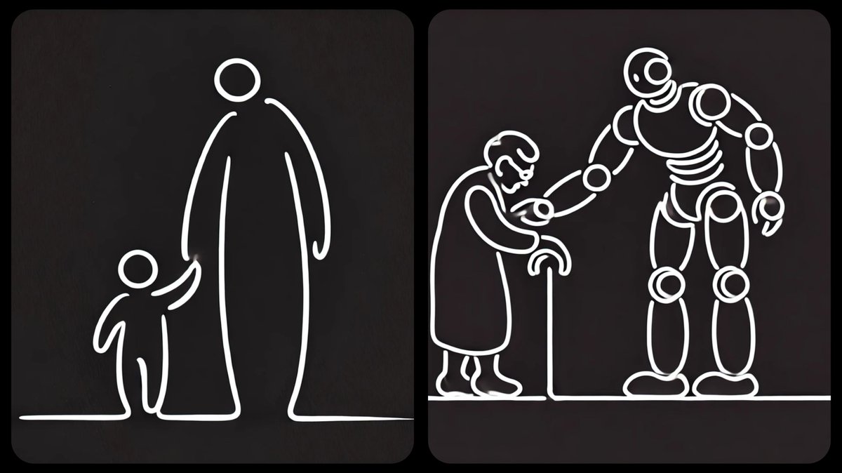 🎨 Prompt to create minimalist artworks ✨

Prompt : Ultra-minimalist, monochrome artwork featuring a continuous, thick white line forming the silhouettes of [PROMPT], against a pure black background. The figures are abstract, simplified to essential shapes to convey the