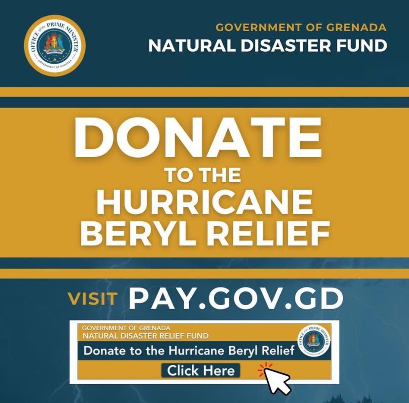 To anyone who wishes to donate to  Grenada through a legitimate source .
Thank you in advance ❤️