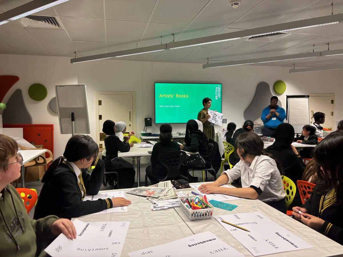 On Friday we had another brilliant Student Librarian outing at <a href="/Foyles/">Foyles Bookshop</a> to pick out new stock for September, and our pupils loved it! Finished up with a fab workshop at <a href="/britishlibrary/">British Library</a> on making our own artist books! 📚 @Aylward_AET #ReadingForPleasure
