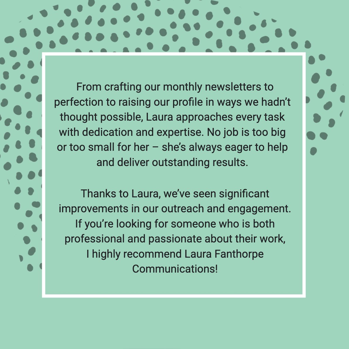 As someone who puts everything into running their own small business, it means the absolute world to me when a client spontaneously takes the time to write a testimonial on Google Reviews! This amazing ⭐⭐⭐⭐⭐ review absolutely made my weekend.
#freelancer #copywriter