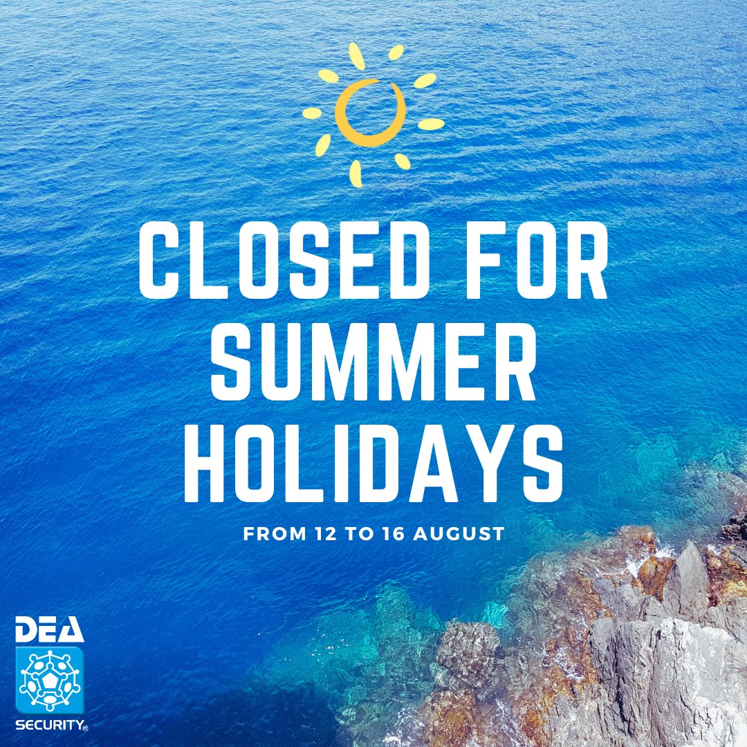 ⛱ This year, as well, we will take a break during the week of Ferragosto. O̳u̳r̳ ̳o̳f̳f̳i̳c̳e̳s̳ ̳w̳i̳l̳l̳ ̳b̳e̳ ̳c̳l̳o̳s̳e̳d̳ ̳f̳r̳o̳m̳ ̳t̳h̳e̳ ̳1̳2̳t̳h̳ ̳t̳o̳ ̳t̳h̳e̳ ̳1̳6̳t̳h̳ ̳o̳f̳ ̳A̳u̳g̳u̳s̳t̳ ̳a̳n̳d̳ ̳w̳e̳ ̳w̳i̳l̳l̳ ̳r̳e̳o̳p̳e̳n̳ ̳o̳n̳ ̳M̳o̳n̳d̳a̳y̳ ̳t̳h̳e̳ ̳1̳9̳t̳h̳.̳