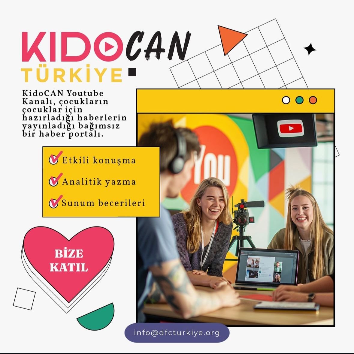 DFC HEROKIDS Sertifika Programı, geleceğin liderlerini ve değişim öcülerini yetiştirmek için bireysel
veya grup olarak uygulanan bir programdır.

#DFCTÜRKİYE #HEROKIDS #DESIGNFORCHANGE