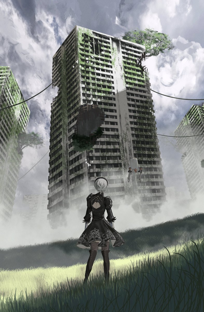 戦うアンドロイド
#NieR