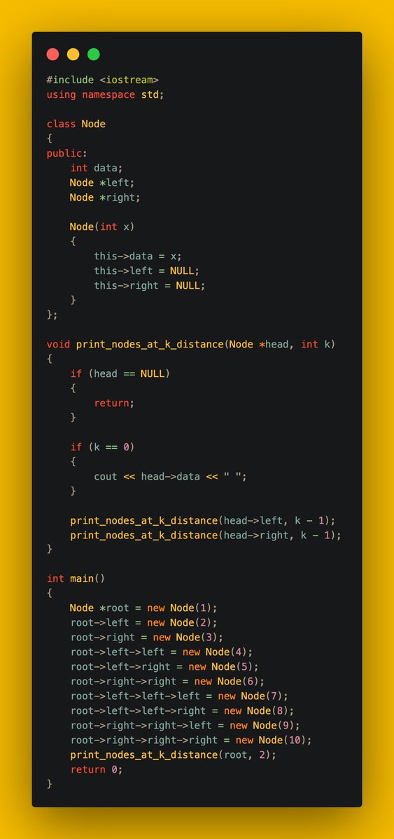 gincode18's tweet image. 🚀 Day 29 of #100DaysOfCode!

🌳 Delved into binary tree problems:
🔄 Implemented Inorder, Preorder, and Postorder Traversal.
📏 Calculated the Height of a Binary Tree.
📏 Printed Nodes at K Distance.
🔢 Completed Level Order Traversal.

Tree traversal skills 💪 #coding #DSA