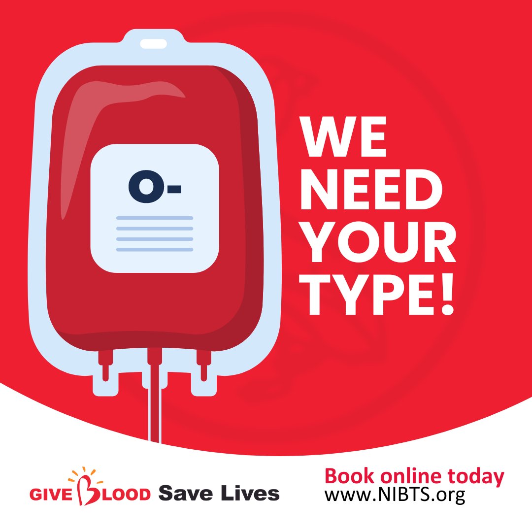 GiveBloodNI's tweet image. Your local hospitals are in #urgent need of your #bloodgroup. Can you help us this week? 📣

With less than 3 days of stock remaining, #ONegative donors, please schedule your appointments! bit.ly/GiveBloodNI🙌

Your support is greatly appreciated, please share this message.