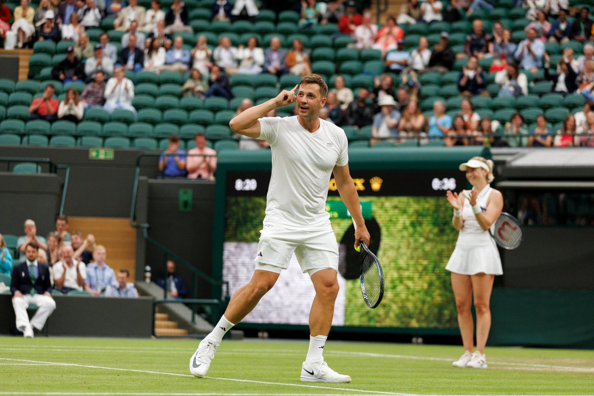 Well that was fun! <a href="/Wimbledon/">Wimbledon</a> 📸<a href="/atptour/">ATP Tour</a>
