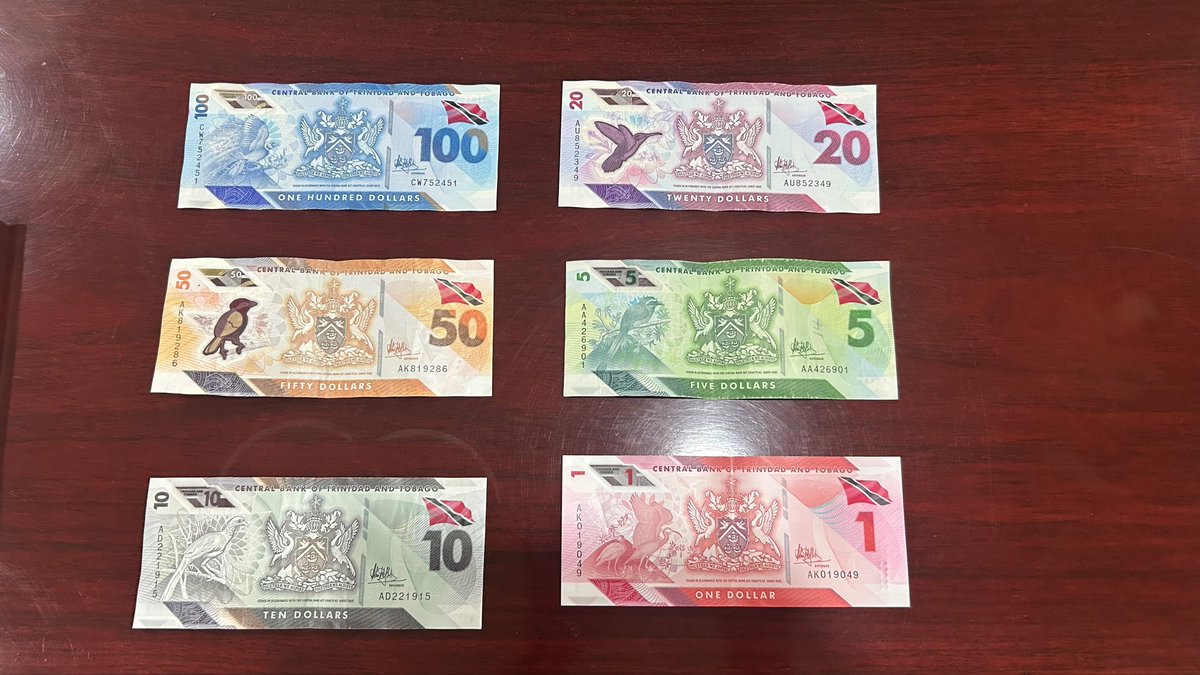 🇹🇹【#世界の紙幣】💵 カリブ海に浮かぶ島国 #トリニダード・トバゴ