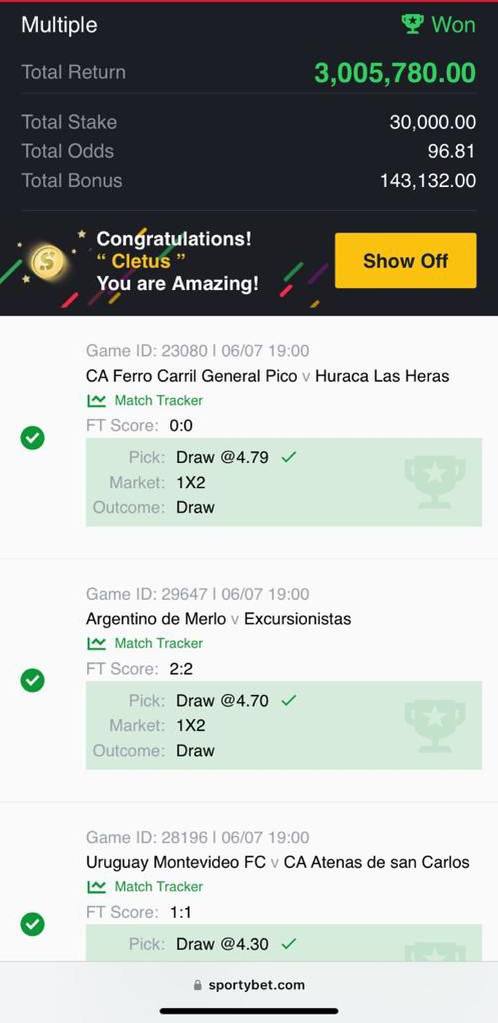 fixed24231's tweet image. Congratulation to all our subscriber we boom todays game back to back, tomorrow game will be lite than todays own with big odd and huge winning 🏆 if you’re ready to be among tomorrow winning team come to my dm via WhatsApp now and let boom 💥 congratulation