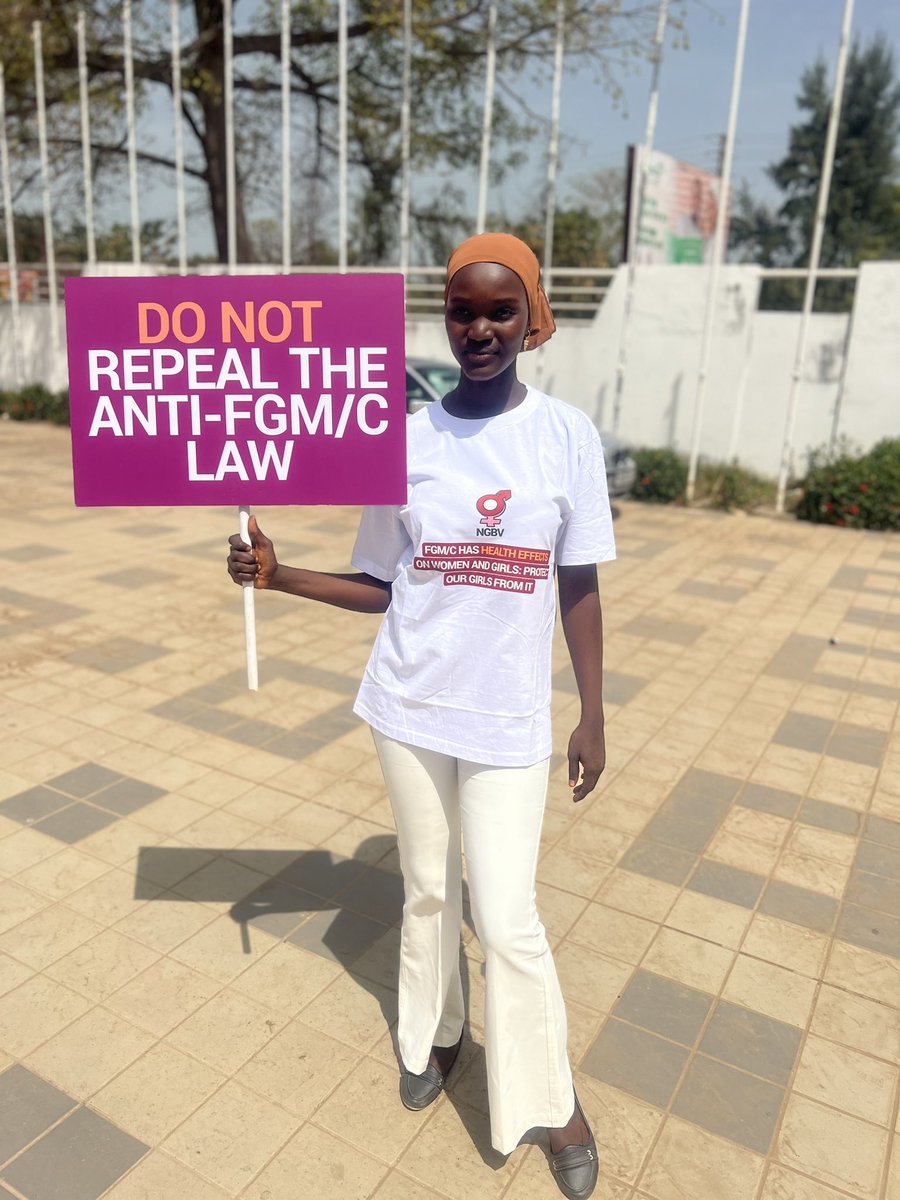 BaldehF's tweet photo. Today MPs will present their findings and recommendations from stakeholder consultations on #FGMLegislations in The 🇬🇲 

A big shout out to all anti-FGM campaigners who over the last 11 months have fought tirelessly to ensure that the ban on #FGM remains. 

To the survivors whom dispite the re-trauma of recounting their experiences used their stories to effect change nd dispel myths on the impact of the practice on women. 

Our partners thank you for standing with us and for standing for women and children’s rights.