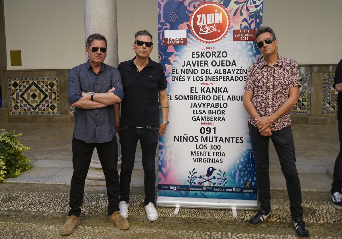 091oficial's tweet photo. Granada, nos vemos el 7 de septiembre en la 42 edición del @zaidinrockfest 

Entrada gratuita.

091. https://t.co/M0C0VIjKi8