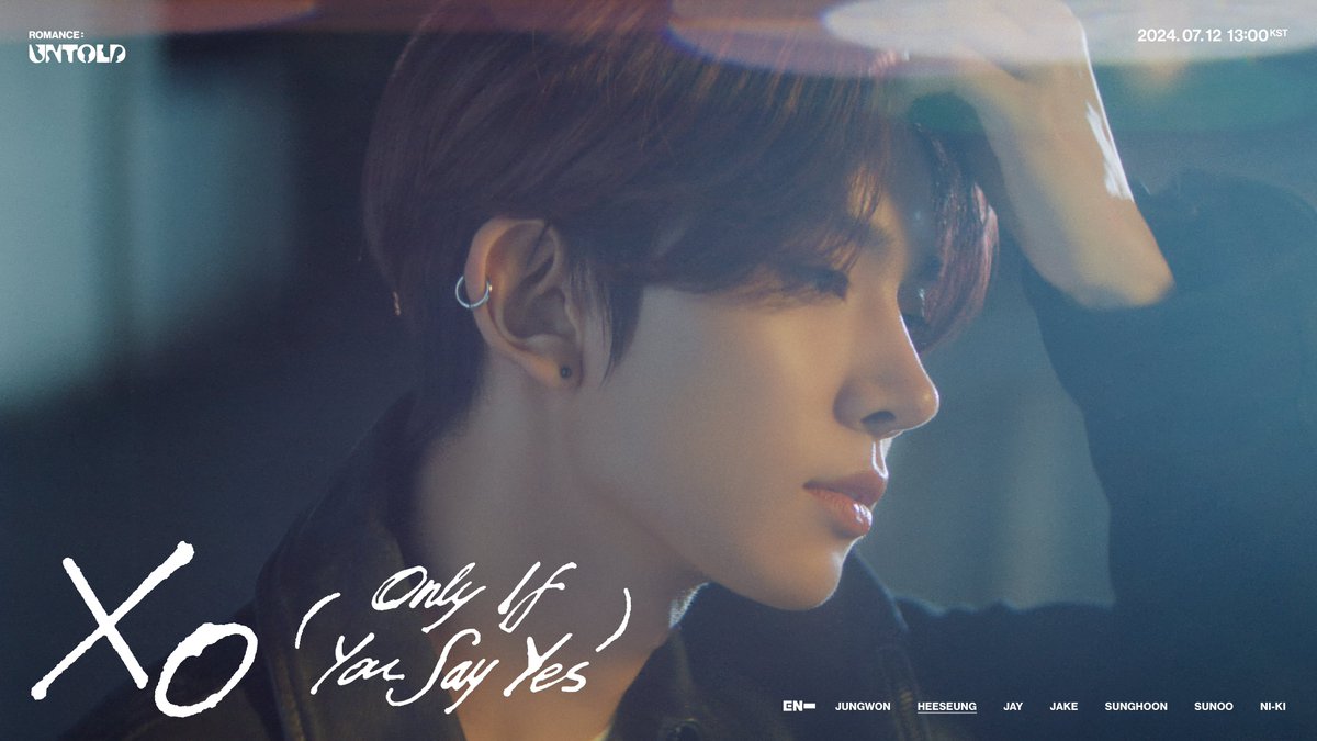 #ENHYPEN <XO (Only If You Say Yes)> Title Poster - #희승 #HEESEUNG

#엔하이픈 #ROMANCE_UNTOLD #ENHYPEN_XO #OnlyIfYouSayYes