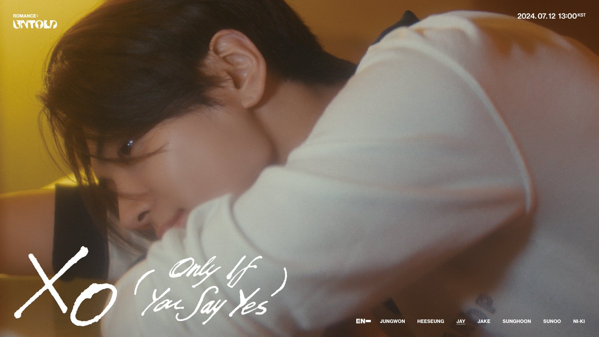 #ENHYPEN <XO (Only If You Say Yes)> Title Poster - #제이 #JAY

#엔하이픈 #ROMANCE_UNTOLD #ENHYPEN_XO #OnlyIfYouSayYes