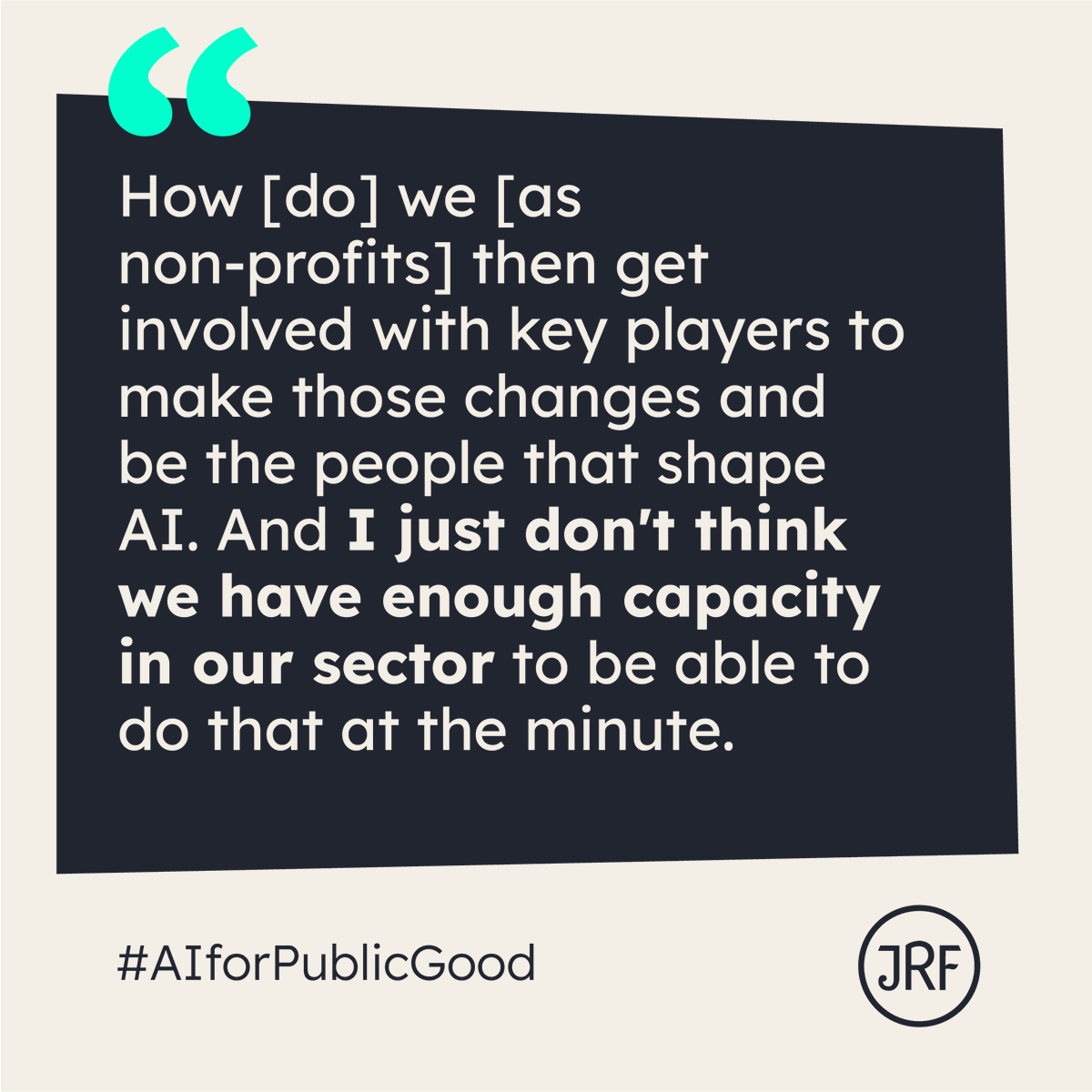 jrf_uk's tweet photo. 🌐 New JRF and @WeandAI research shows

78% of non-profit and grassroots orgs use generative AI tools in some capacity

71% do so to work more efficiently

But these orgs haven't been adequately represented in discussions/decisions on design, use and governance of AI technologies https://t.co/8Ke6WUjWDA