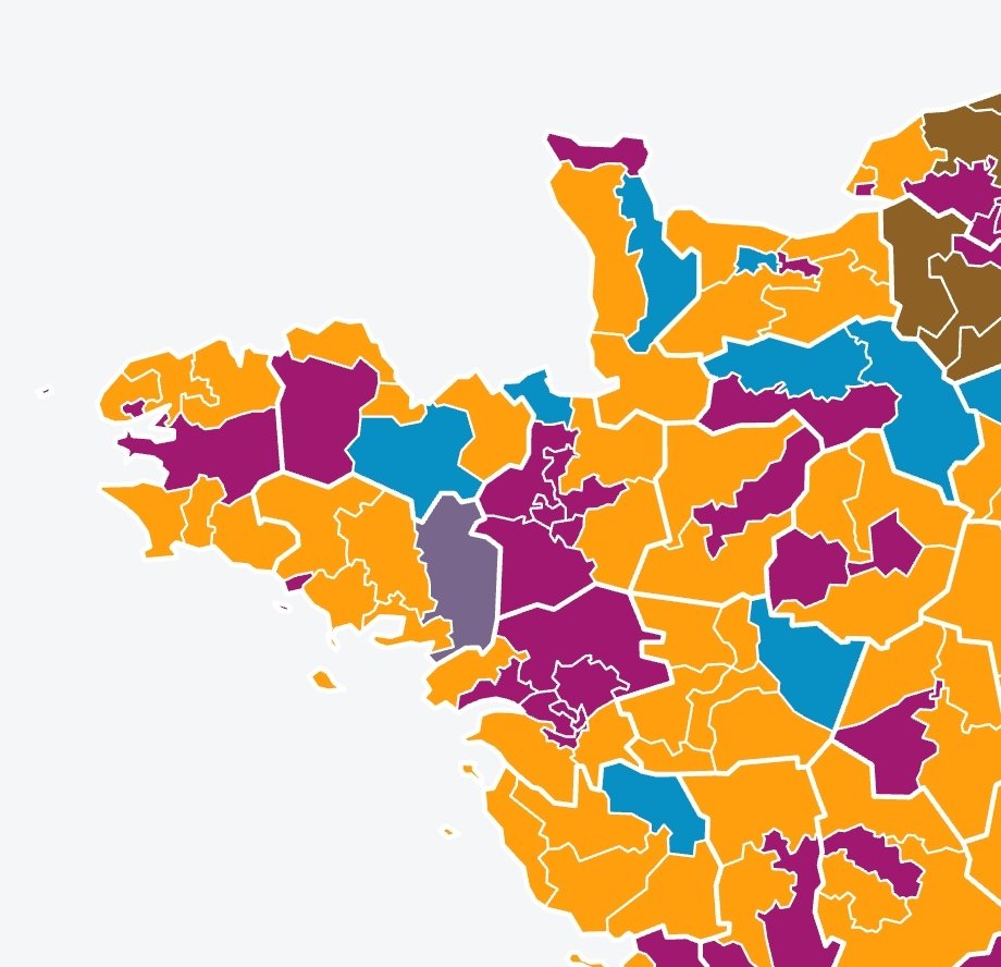 🇨🇵🗳️ Pas un seul élu RN non seulement en Bretagne, mais aussi en Pays-de-la-Loire et en Basse-Normandie. #andresiegfriedstanaccount