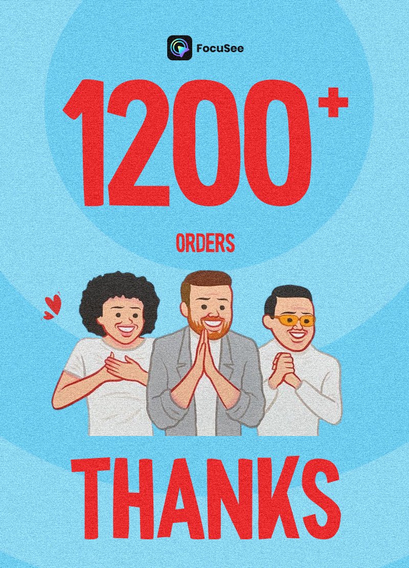 FocuSeeHQ's tweet image. FocuSee has launched on @AppSumo for 20 days, and we have sold more than 1⃣2⃣0⃣0⃣ orders! 🎉

We are not far from 1,500 orders! 🤩

Thank you for your support!😊🫶

🔗Get the deal now: appsumo.8odi.net/nL5xqA

#FocuSee #AppSumo #screenrecord #screenrecording