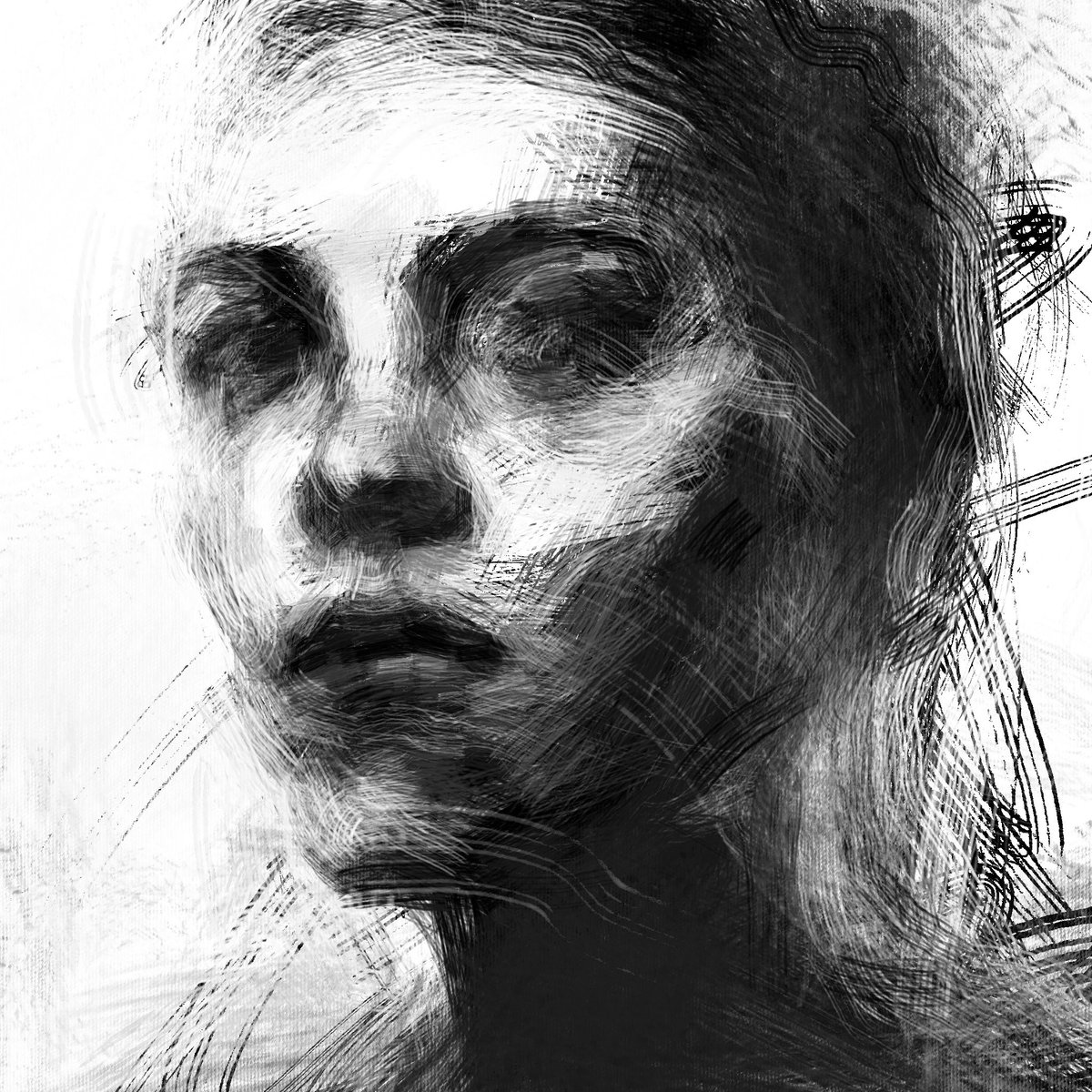Saterflesh's tweet photo. โTime, you washed out like a soft, sudden, summer rainโ #forgetabout #sibyllebaier
.
#artwork #painting #digitalart #digitalpainting #artforlove #drawing #blackwork #darkartists #portraitdrawing #portraitpainting https://t.co/CjyJUuWU0J