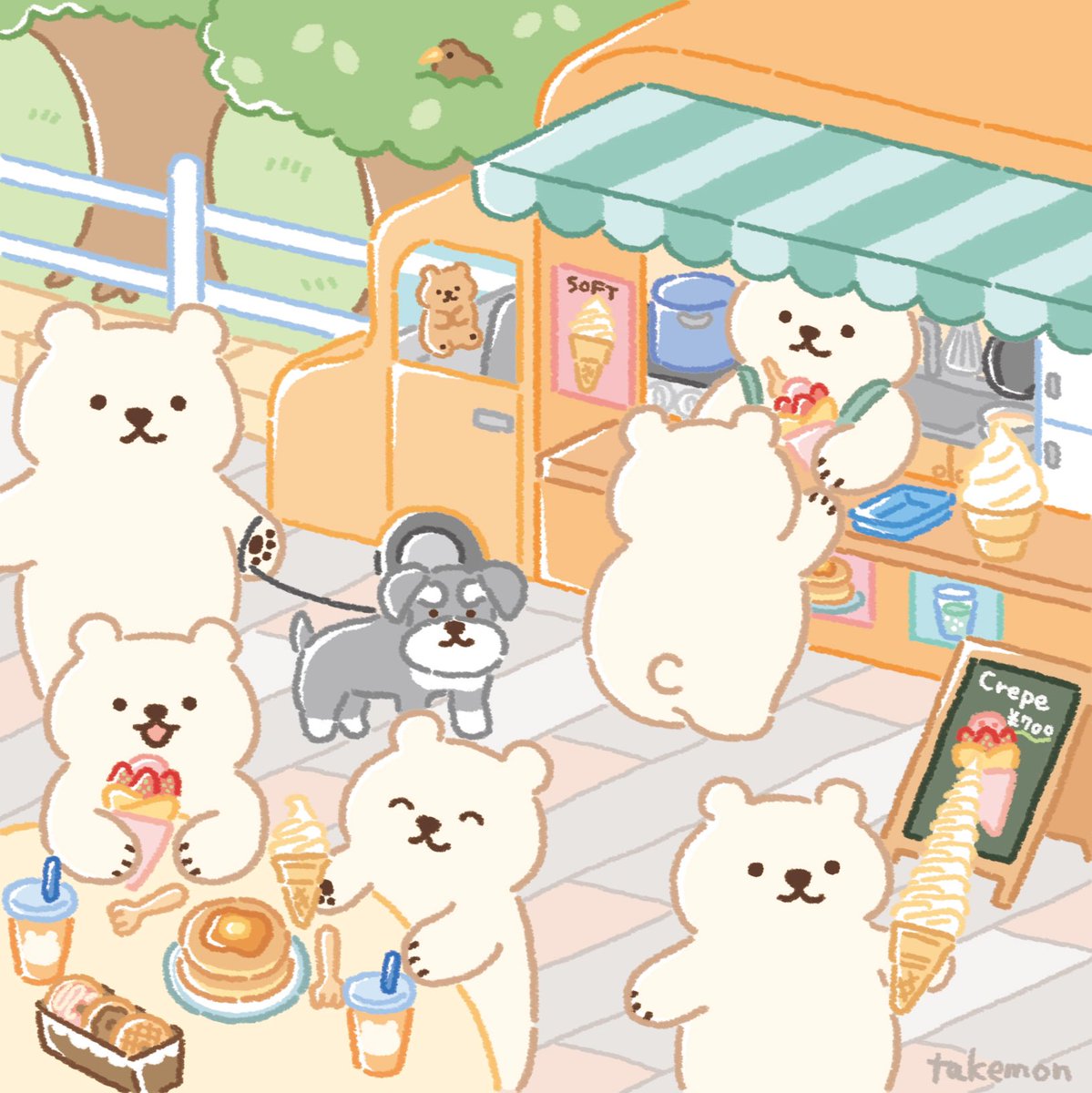 takemon4021's tweet image. #このタグを見た人は黙って熊をはる