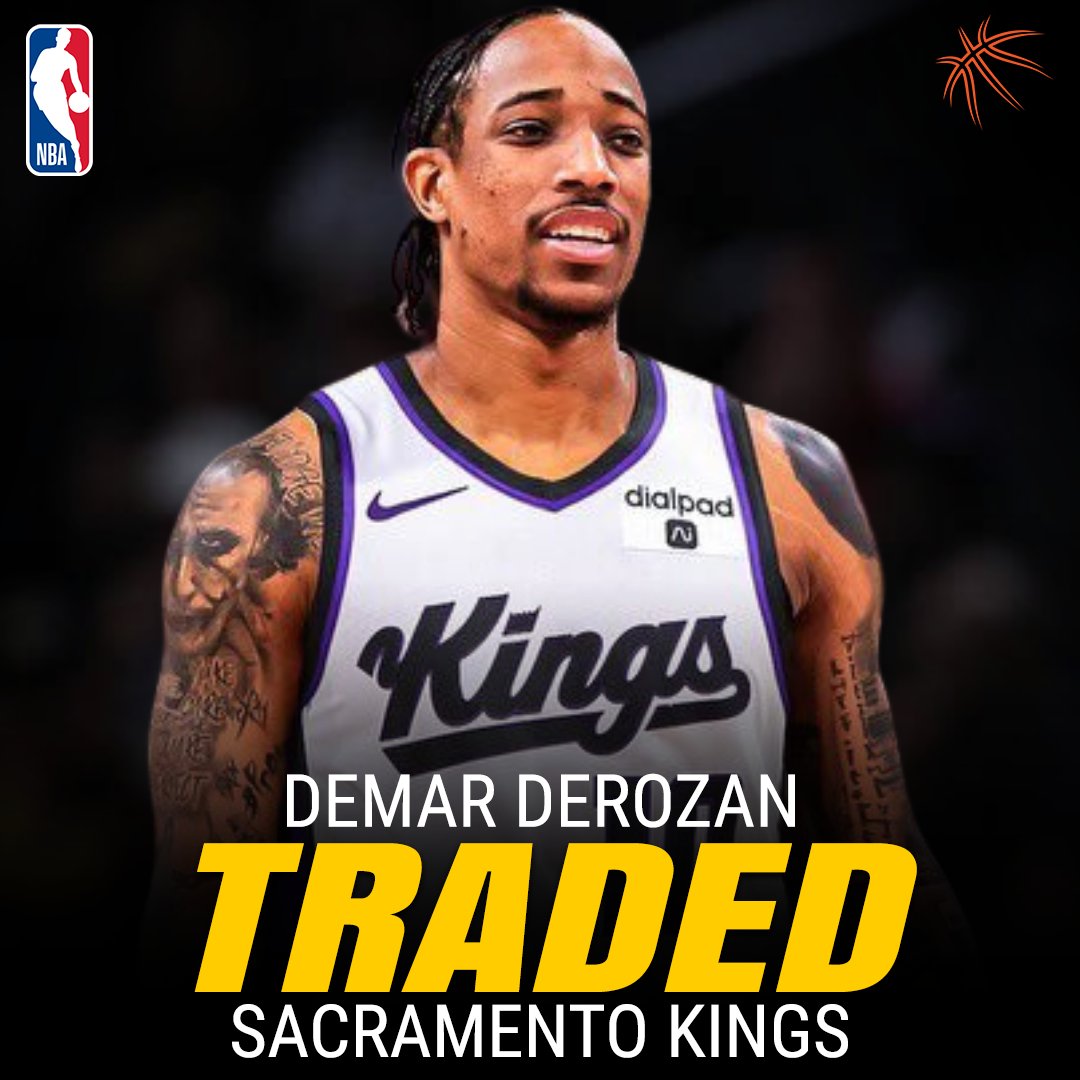 AusBballnews's tweet image. Blockbuster Trade Alert! 🚨

DeMar DeRozan is heading to the Sacramento Kings! In a major deal with the San Antonio Spurs, Harrison Barnes and Chris Duarte are making their way to Texas. 🏀

#DeMarDeRozan #SacramentoKings #SpursNation #NBATrade #HarrisonBarnes #ChrisDuarte
