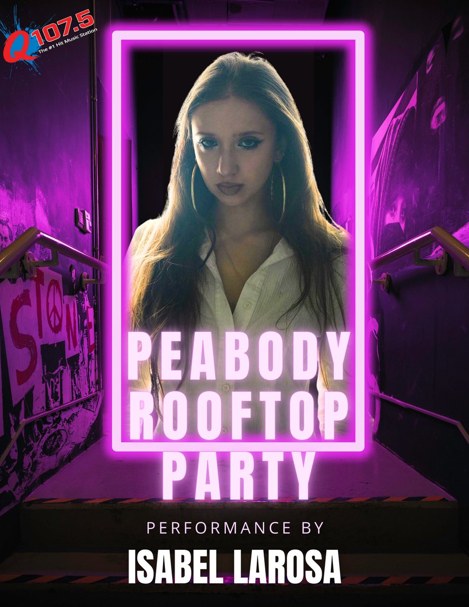 Come see our favorite  #Isabellarosa this Thursday at the <a href="/PeabodyMemphis/">The Peabody Memphis</a>. Party starts at 6pm.