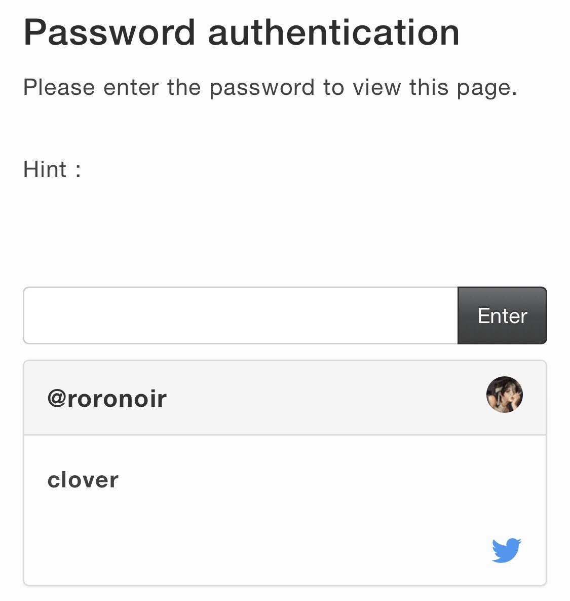 roronoir's tweet photo. how to access 🔞 fic au privatter

1. buka dulu link pemersatu bangsa trs baca hintnya
2. follow akuw (minor dnf yah!!!! 😆 gabole porno porno 🤚🏻)
3. kl udah follow nanti keliatan tanggalnya deh. masih bingung? OKgpp ini contoh ya misal 7 desember ➡️ 0712

enjoy the meal ❤️ https://t.co/vrobsilmBi