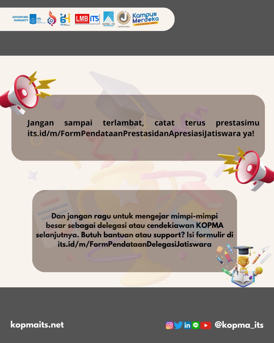 Selamat Untuk pencapaian gemilang yang berhasil melangkah ke babak presentasi akhir pada ajang PPK ORMAWA 2024 yang diselenggarakan oleh Kementerian Pendidikan, Kebudayaan, Riset, dan Teknologi (Kemendikbudristek) . 👏🔥