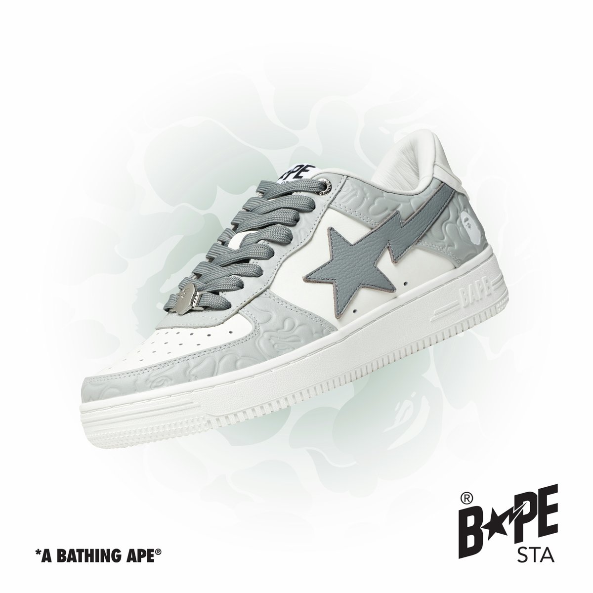 BAPEOFFICIAL's tweet image. The upcoming  BAPE STA™, featuring debossed line camo overlays, will be releasing at BAPE STORE® and BAPE.COM on Saturday, Jul 13th.
#abathingape #bape #bapesta