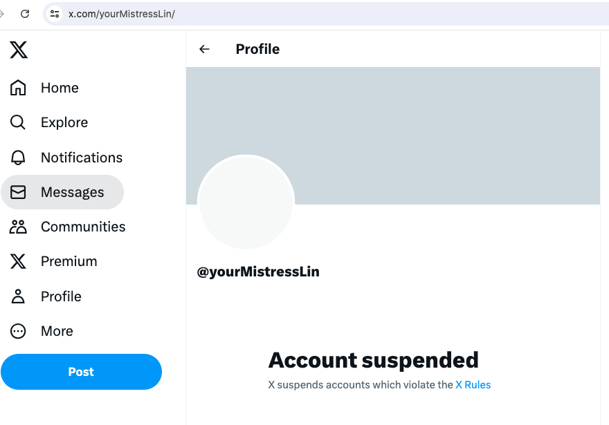 T04STERR's tweet photo. Exciting news! 🖤🖤🖤
@yourMistressLin finally toasted
Screenshots show the situation before and after The Toaster did his work 💀
#buyingcontent #selling_content #nsfwtwtًً https://t.co/7YoGG91Dzp