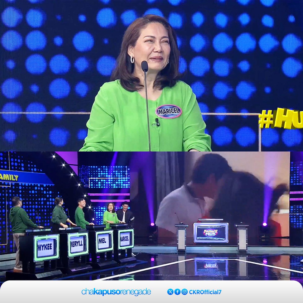KapusoCrave's tweet photo. Ang nag-iisang Diamond Star sa #FamilyFeudPH! ✨

Abangan ang reunion ng 'Ang Dalawang Mrs. Real' lead stars na sina Ms. Maricel Soriano at Dingdong Dantes this July! We missed you, DongCel 🥹🫶 https://t.co/DvN77qA3El