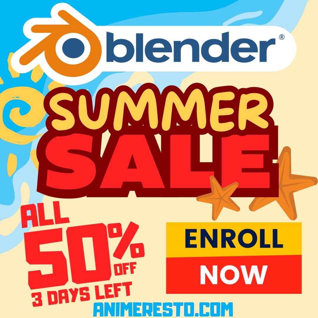 TadayoshiCG's tweet image. Hey my fellow anime artists! I'll be uploading tutorials this week about more anime style techniques, also...
Summer Sale is here now and 3 days more to go.
New free courses and project files in the Bundle coming soon!
AnimeResto.com