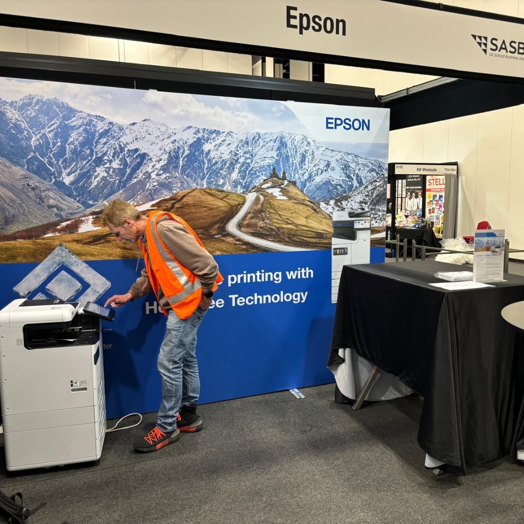 EpsonAust's tweet image. Exciting times at the SA School Business Association – 50th Anniversary Conference!

#epson #epsonaustralia #WorkForceEnterprise #businessinkjet #documentscanners #SASBA