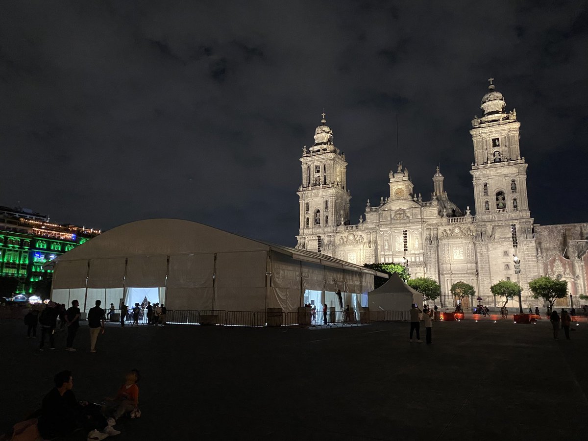 Mañana ya no estará la carpa/cine en el Zócalo, pero fue un sueño. Gracias <a href="/procine_oficial/">PROCINECDMX 🎥</a>. Gracias equipo <a href="/imcine/">IMCINE</a>