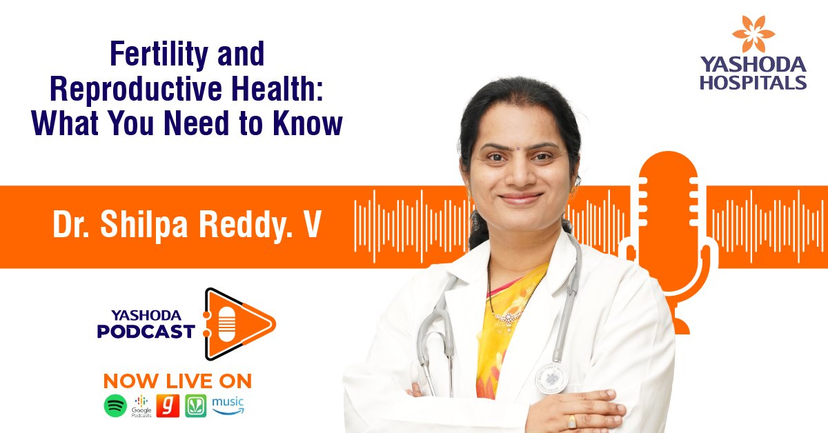 Tune in to our Yashoda Health Podcast episode with Dr. Shilpa Reddy. She'll discuss factors affecting fertility, evaluation steps, treatment options, and proactive measures.
Listen: open.spotify.com/episode/25x7ux…
#Fertility #Gynaecology #PatientCare #Healthcare #YashodaHospitals