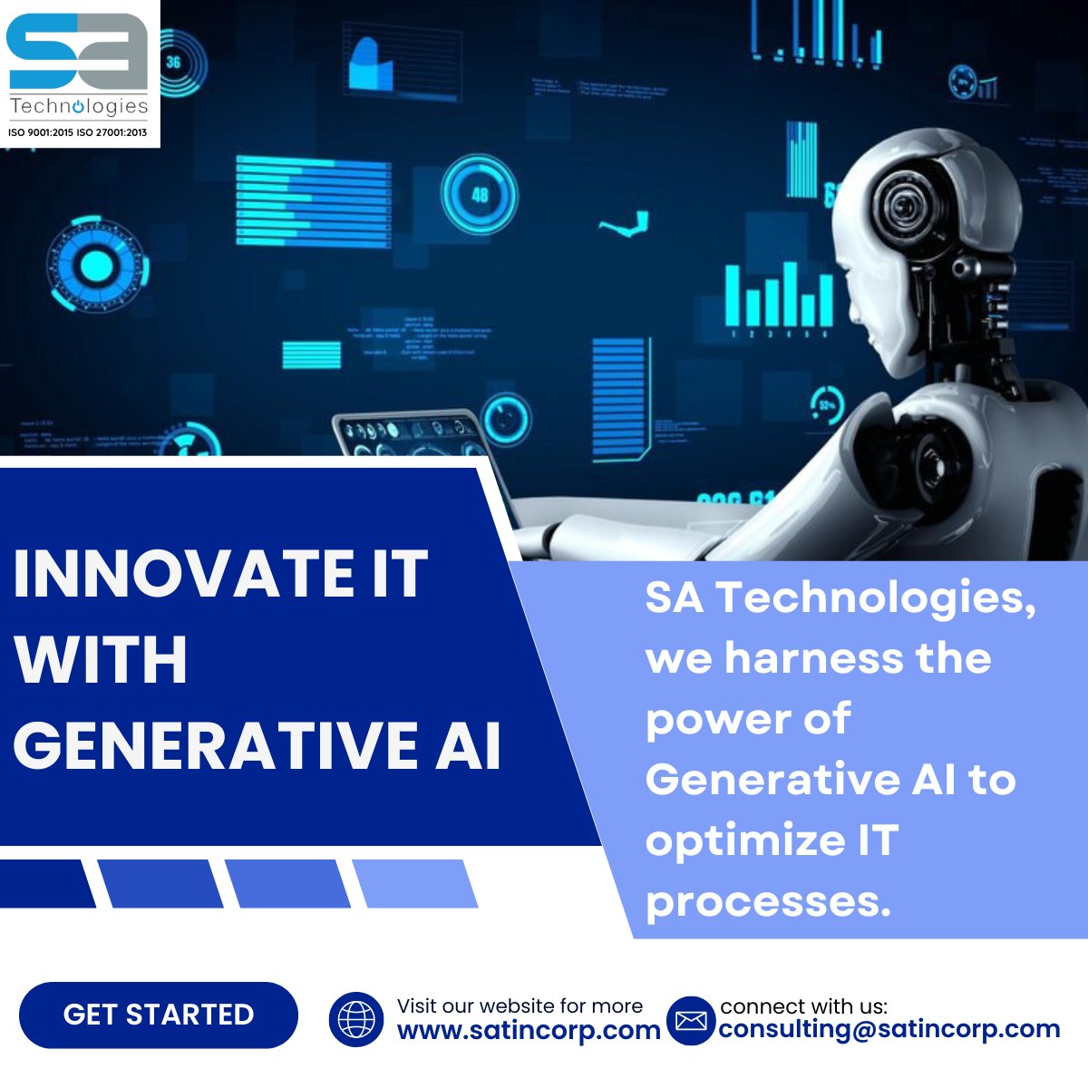SatechGlobal's tweet image. nnovate IT with Generative AI

At SA Technologies, we harness the power of Generative AI to optimize IT processes. Achieve more with intelligent automation and predictive capabilities.

connect with us:consulting@satincorp.com
 
#GenerativeAI #AITechnology #SATechnologies