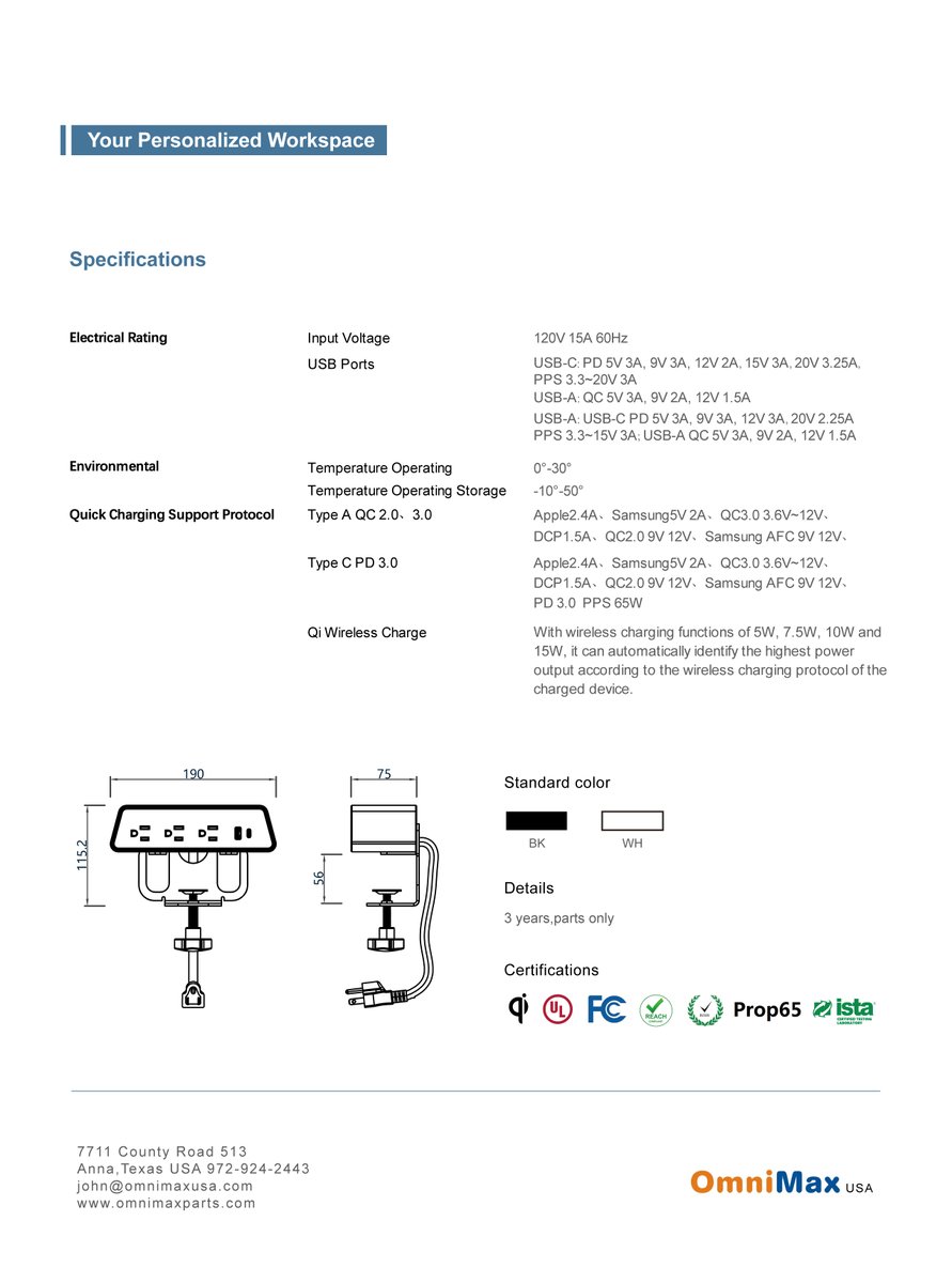 omnipart's tweet image. 💡🔋 The iPanda Series Power Socket offers 65W power and Qi wireless charging. Ideal for modern homes and offices. Experience the future of power solutions! #iPandaSeries #TechInnovation #PowerSocket
