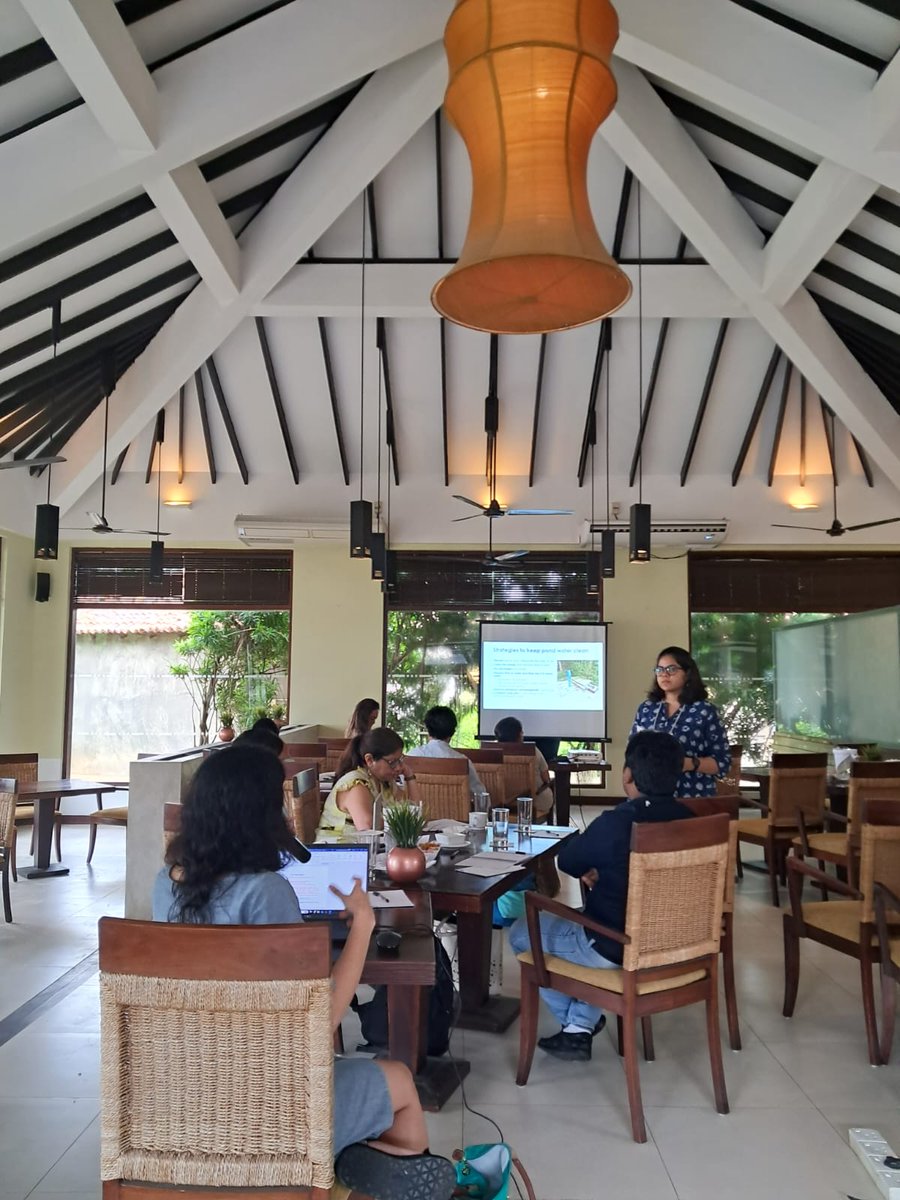 Happening now.
47th Research and Training Workshop at Negombo, Sri Lanka. Today, the current #SANDEE grantees are presenting their progress report. The grantees get feedback from the advisors and peers, helping in further improvement of the respective research projects. #ICIMOD