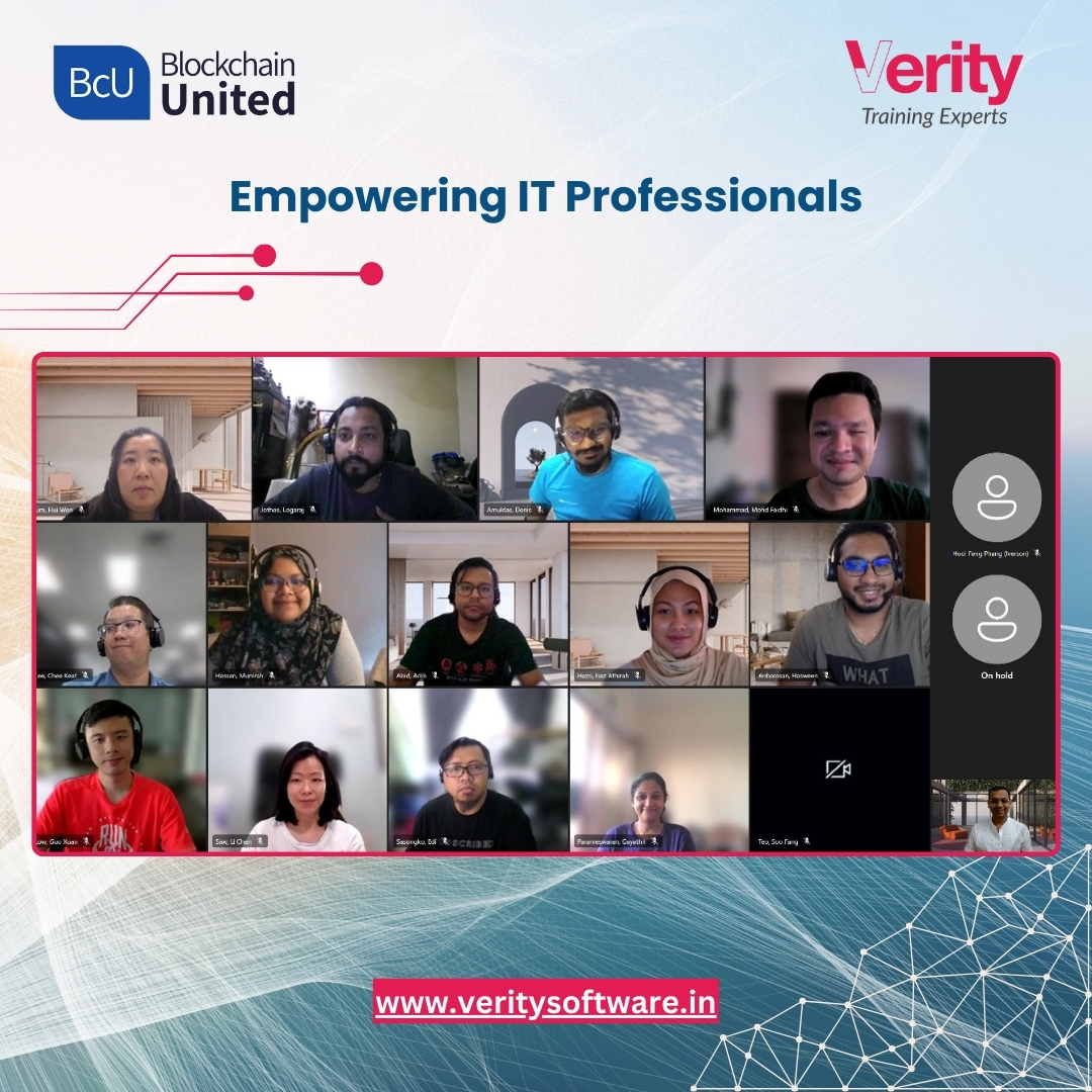 verity_software's tweet image. We are thrilled to announce the successful completion of our Blockchain Foundation training for the international corporate batch held from June 10-11, 2024. 

👉 Enroll now and secure your spot: veritysoftware.in/corporate-trai…

#BlockchainTraining #BlockchainFoundation