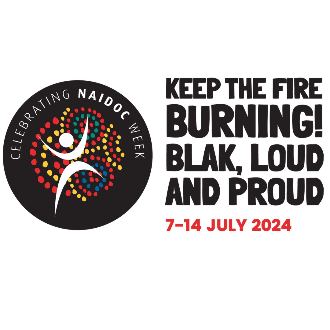 NAIDOC Week is a time for all Australians to embrace First Nations cultures and histories. This year's theme, "Keep the Fire Burning! Blak, Loud and Proud," celebrates the resilient spirit &amp;enduring strength of Indigenous cultures. NAIDOC Week events zurl.co/RrME