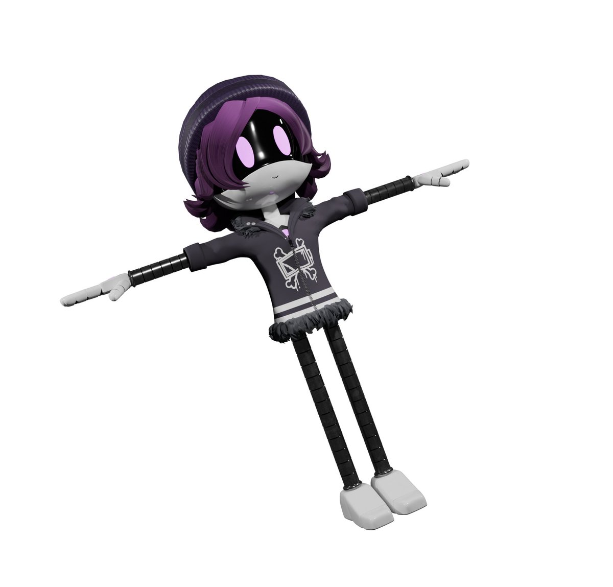 Uzi is in progress #murderdrones #glitchproductions #blender