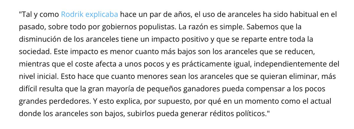 Juan Luis Jiménez (@juanluis_jg) on Twitter photo Toda la evidencia empírica sustenta tales efectos negativos (los supuestos beneficios no compensan las pérdidas), que ya <a href="/gllobet/">Gerard Llobet</a> nos resumió en este magnífico párrafo, un lustro atrás: Toda la evidencia empírica sustenta tales efectos negativos (los supuestos beneficios no compensan las pérdidas), que ya <a href="/gllobet/">Gerard Llobet</a> nos resumió en este magnífico párrafo, un lustro atrás: