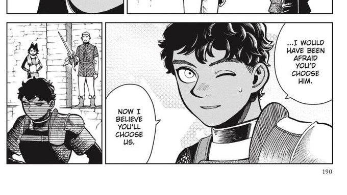 kabru winking at laios only for him to look back like This is SENDING ME