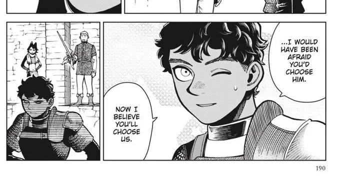 kabru winking at laios only for him to look back like This is SENDING ME