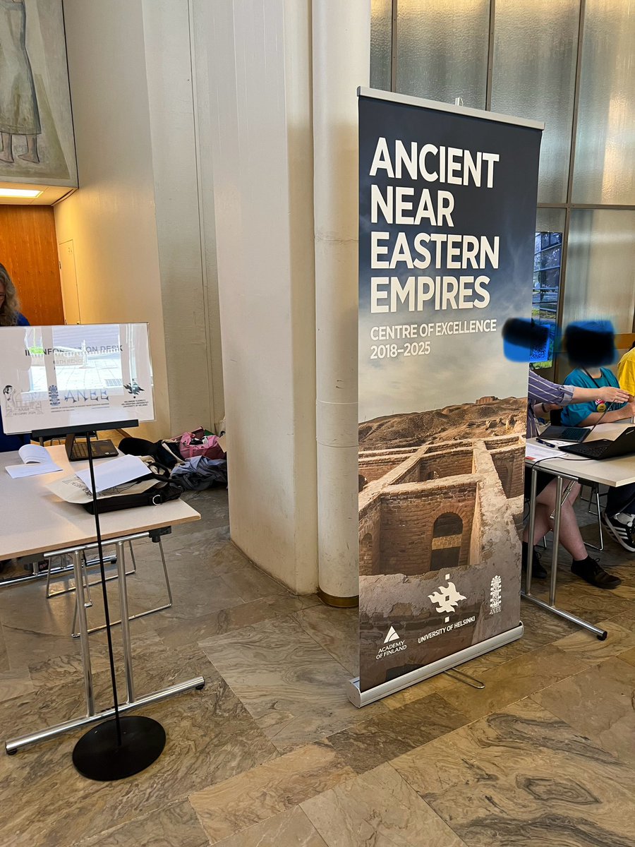 Jukka Tapio MĂ€hönen đ (@jukkamahonen) on Twitter photo How delightful to arrive to office at #HelsinkiUni #Porthania on these July mornings: lobby always busy with conference receptions and eager scholars from all over the world.
On this Monday morning: 69th Rencontre Assyriologique Internationale <a href="/RAI69Helsinki/">RAI69 Helsinki</a> <a href="/ANEE_Helsinki/">ANEE Helsinki</a> How delightful to arrive to office at #HelsinkiUni #Porthania on these July mornings: lobby always busy with conference receptions and eager scholars from all over the world.
On this Monday morning: 69th Rencontre Assyriologique Internationale <a href="/RAI69Helsinki/">RAI69 Helsinki</a> <a href="/ANEE_Helsinki/">ANEE Helsinki</a>