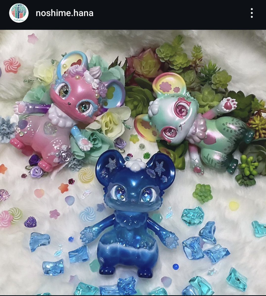 美品　宇宙クマネズミ　ミステリアスブルー　ソフビ Highlights by フローティングオアシス✨ (@Noshime_neko) / X